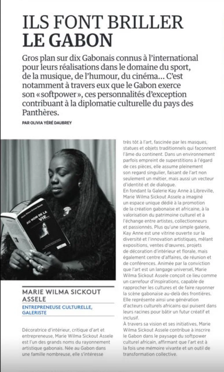 Wilma Sickout Asselé, une visionnaire gabonaise au cœur de la lutte pour la santé mentale et célébrée par Forbes Afrique — photographie 2