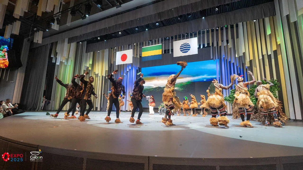 Osaka 2025 : Le Gabon célèbre l’amitié et la forêt lors de sa journée nationale — photographie 3