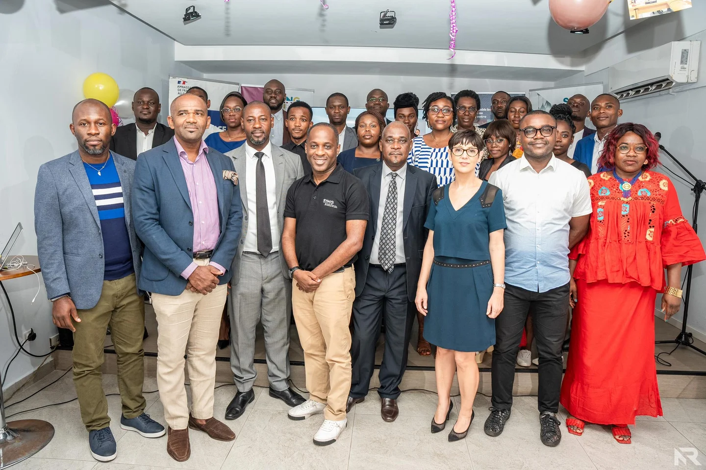 Portrait de groupe au lancement de la cohorte Innovation 4.0 de la SING