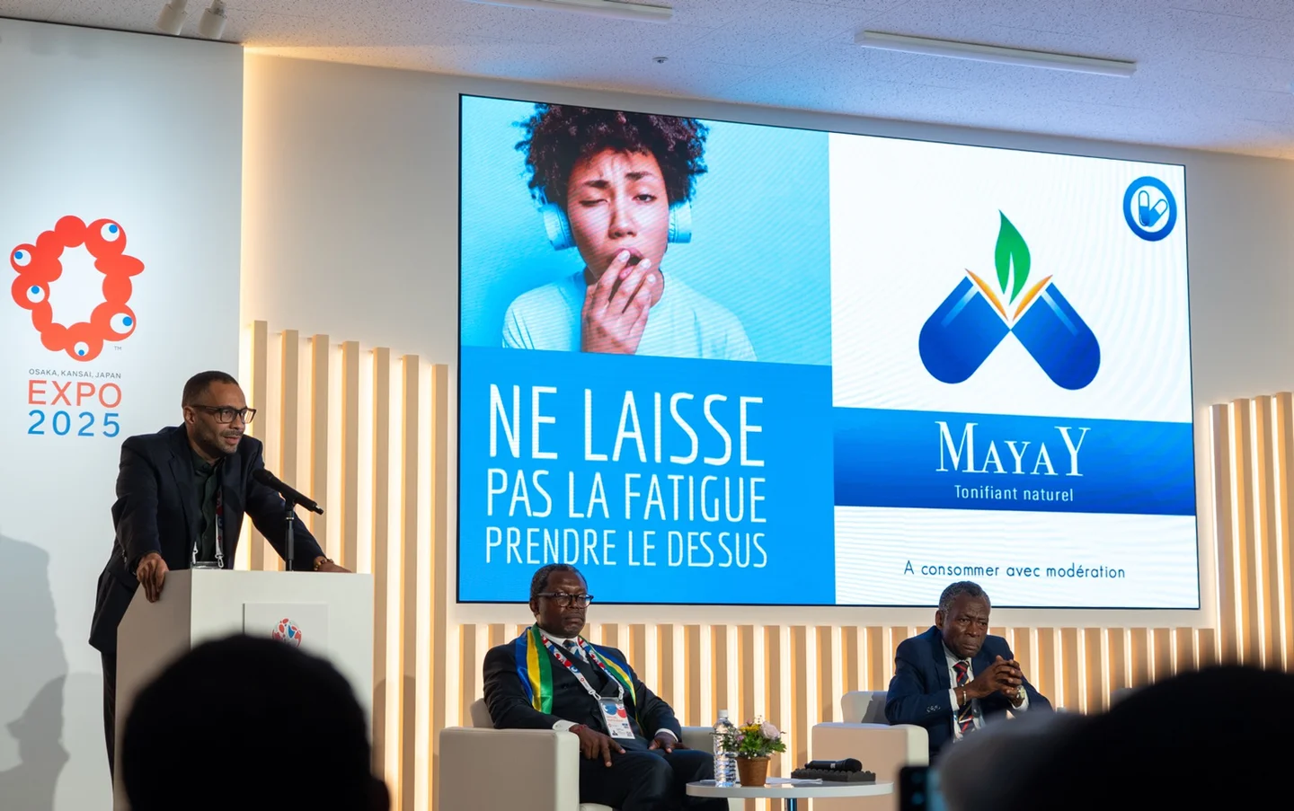 Présentation du Mayay lors d’une conférence à l’Expo Osaka Kansai 2025